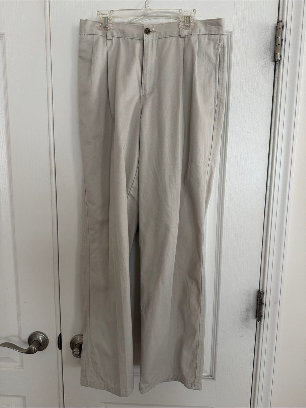 Chaps Light Beige Casual Pants